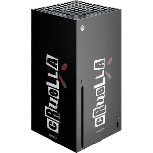 Disney Cruella (2021) Logo and Lipstick Xbox Series X Skins
